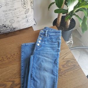 American eagle high waisted skinny jeans